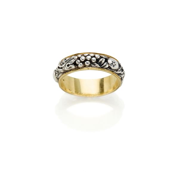 Buccellati gold and silver ring