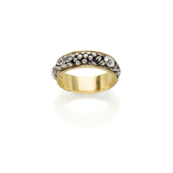 Mario Buccellati : Anello Buccellati in oro e argento   - Asta GIOIELLI OROLOGI E LUXURY GOODS - Faraone Casa d'Aste