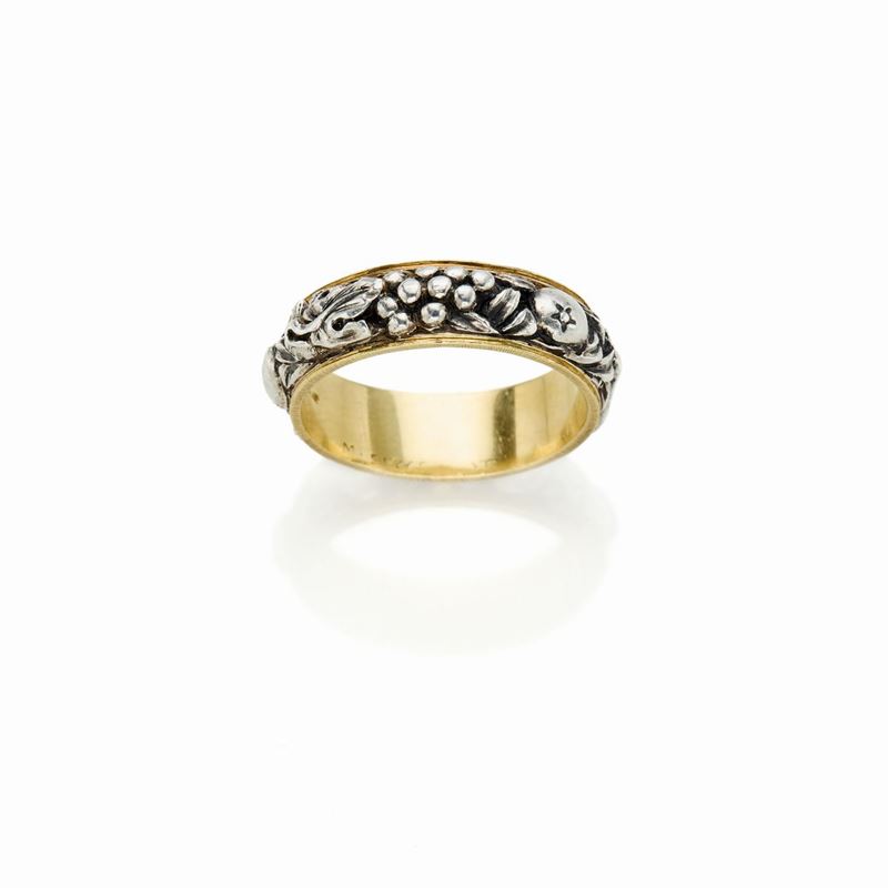 Anello Buccellati in Oro e Argento