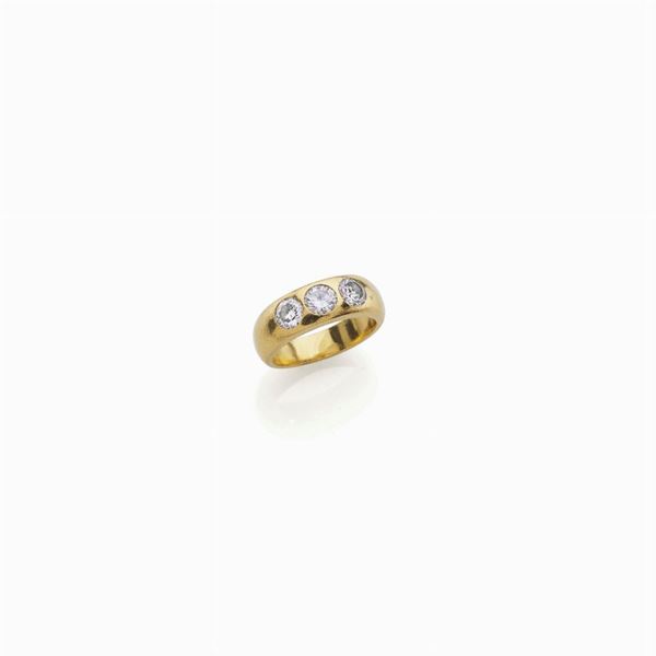 Anello in oro giallo