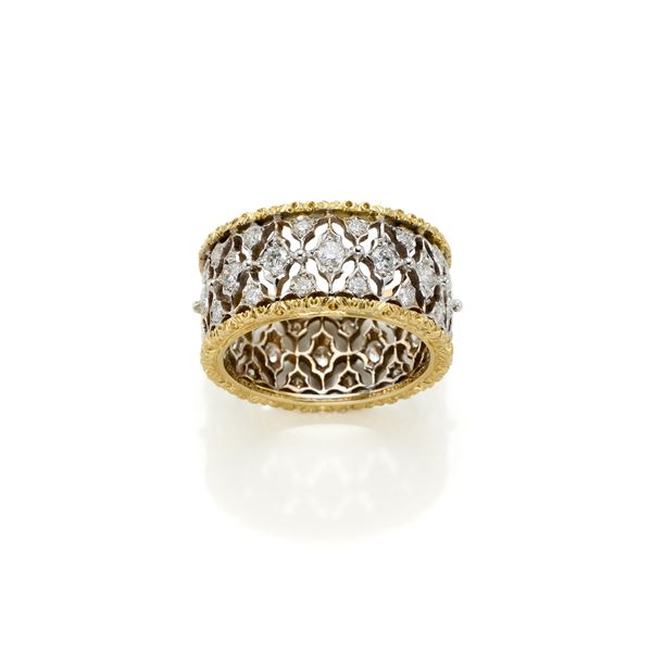 Buccellati : Buccellati gold and diamond ring  - Auction GIOIELLI OROLOGI E LUXURY GOODS - Faraone Casa d'Aste