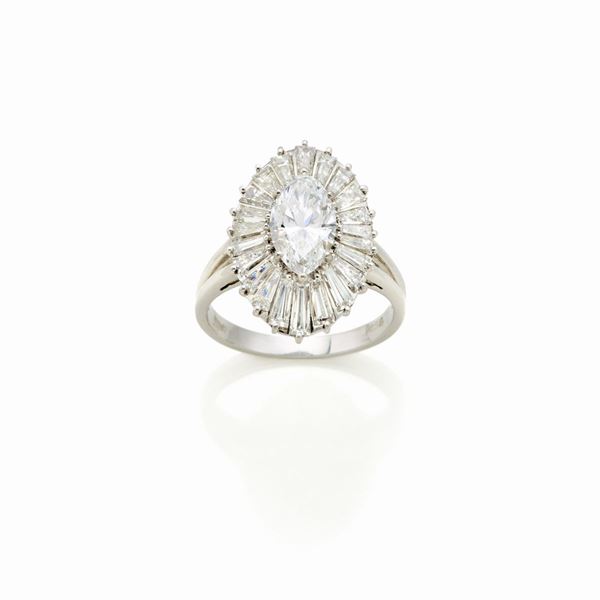 Gold and diamond ring  - Auction GIOIELLI OROLOGI E LUXURY GOODS - Faraone Casa d'Aste