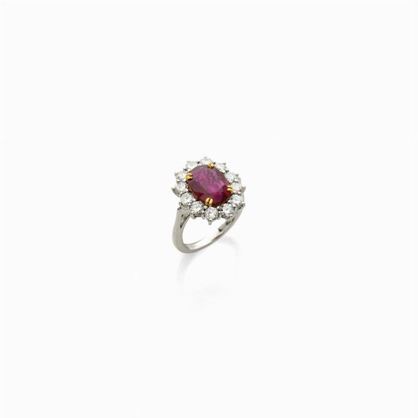 Anello in platino 