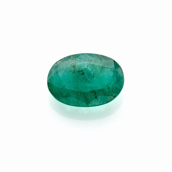 Oval emerald   - Auction GIOIELLI OROLOGI E LUXURY GOODS - Faraone Casa d'Aste