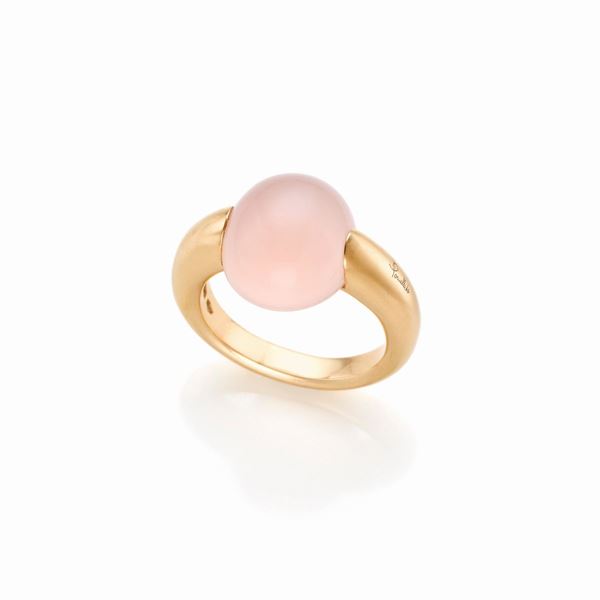 Pomellato - Anello Pomellato in oro con quarzo 
