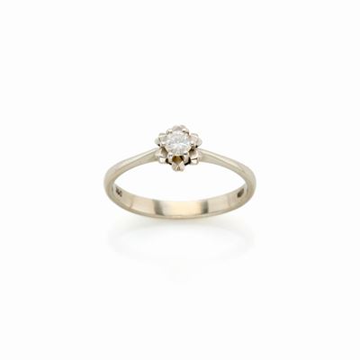 Anello in Oro con Diamante