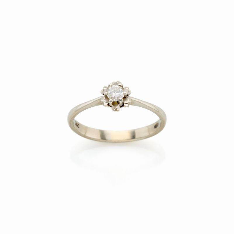 Anello in Oro con Diamante