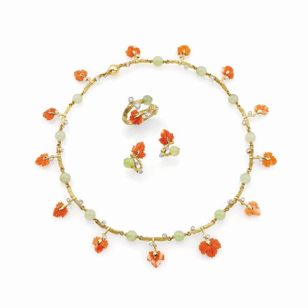 Scavia : Parure firmata Scavia  - Asta Gioielli e orologi del XX secolo - Faraone Casa d'Aste