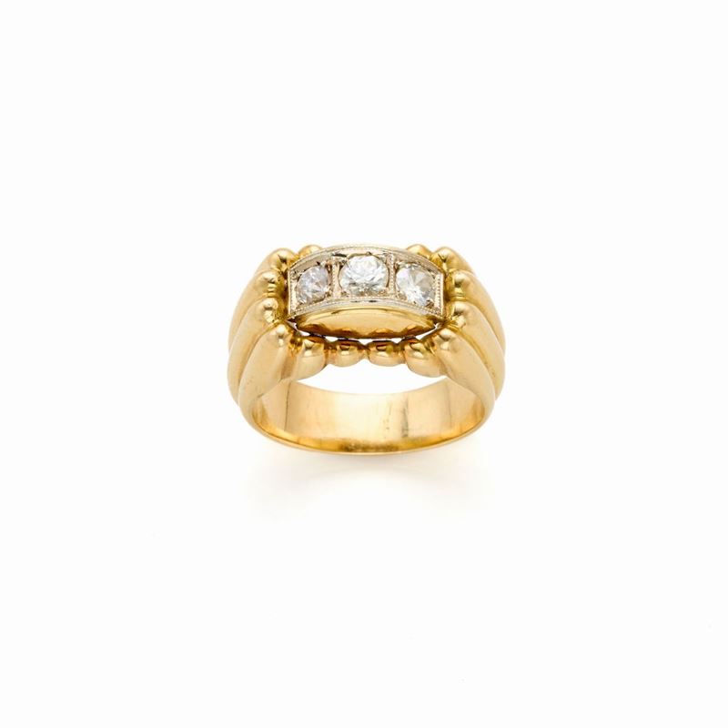 Anello in Oro con Diamanti
