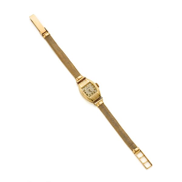 Gold wristwatch  - Auction GIOIELLI, OROLOGI E ARGENTI - Faraone Casa d'Aste