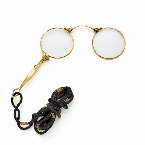 Gold lorgnettes