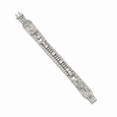 Bracciale in Platino e Diamanti