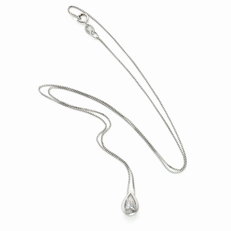 Catenina in Oro con Diamante