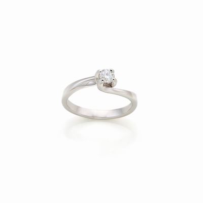 Anello in Oro con Diamante