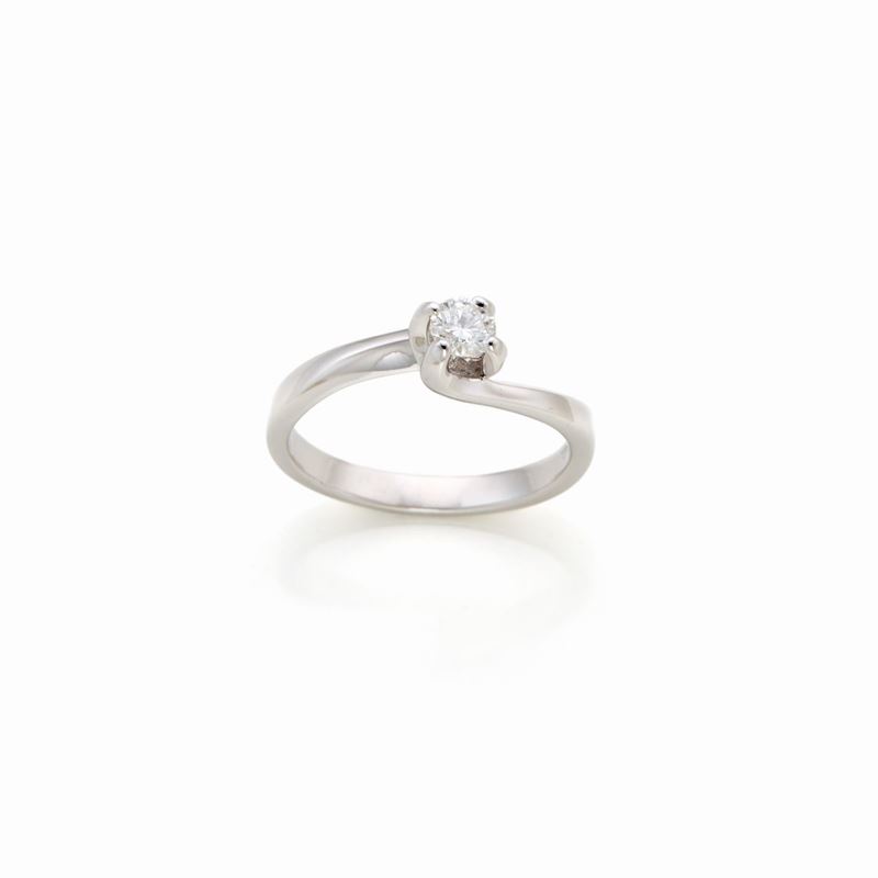 Anello in Oro con Diamante