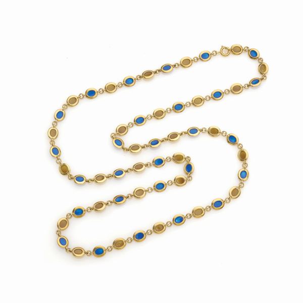 Schreiber : Collana Schreiber in oro  - Asta Gioielli e orologi del XX secolo - Faraone Casa d'Aste