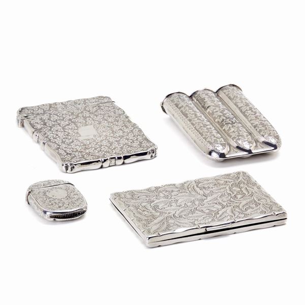 Lot of 4 English silvers
