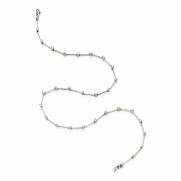 Collana in oro e diamanti 