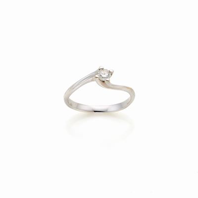 Anello in Oro con Diamante