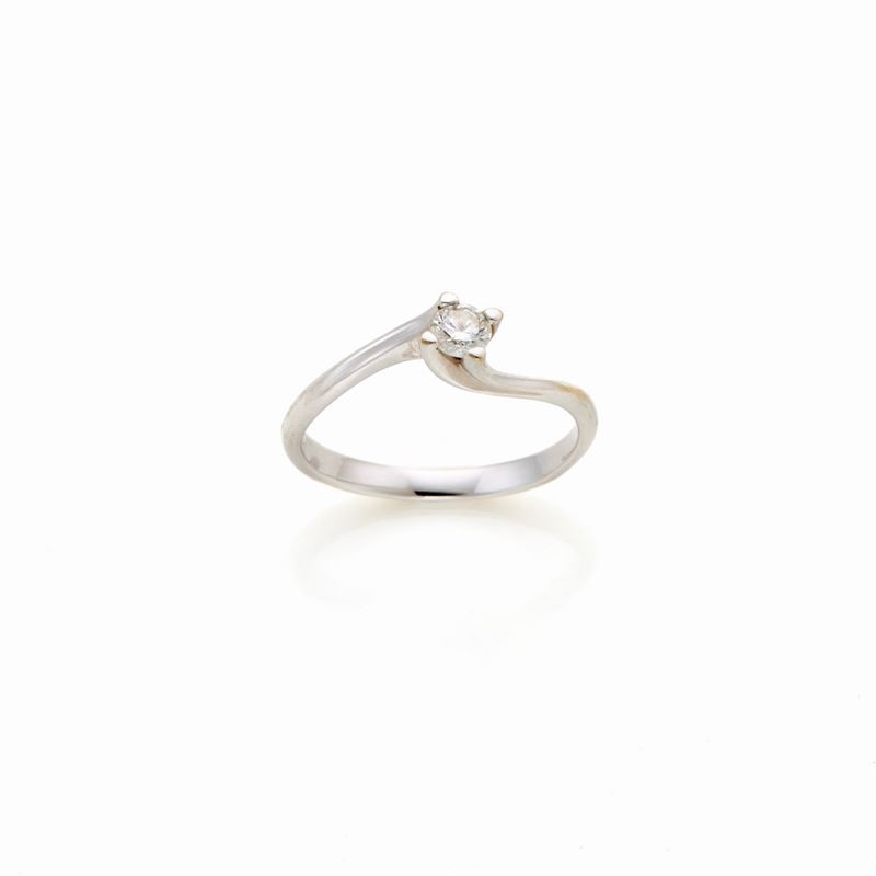 Anello in Oro con Diamante
