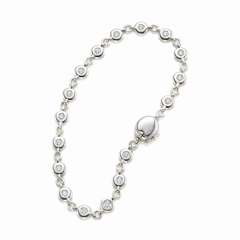 Bracciale in oro con diamanti