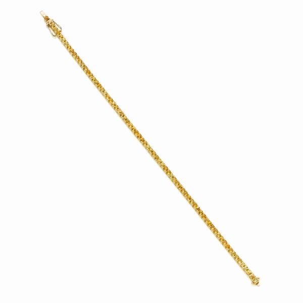 Bracciale oro con zaffiri