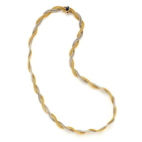 Gold torchon necklace