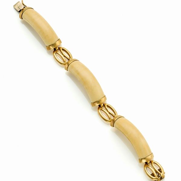 Bracciale in oro   - Asta GIOIELLI, OROLOGI E LUXURY GOODS - Faraone Casa d'Aste