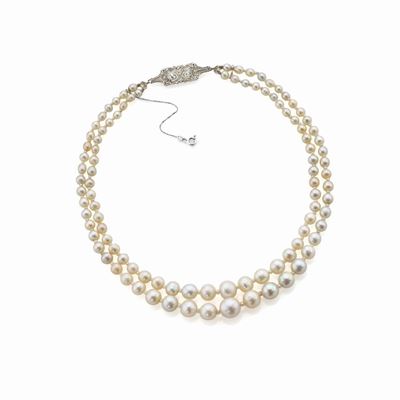 Collana a Due Fili di Perle