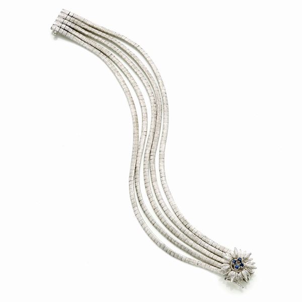 Bracciale in oro con zaffiri