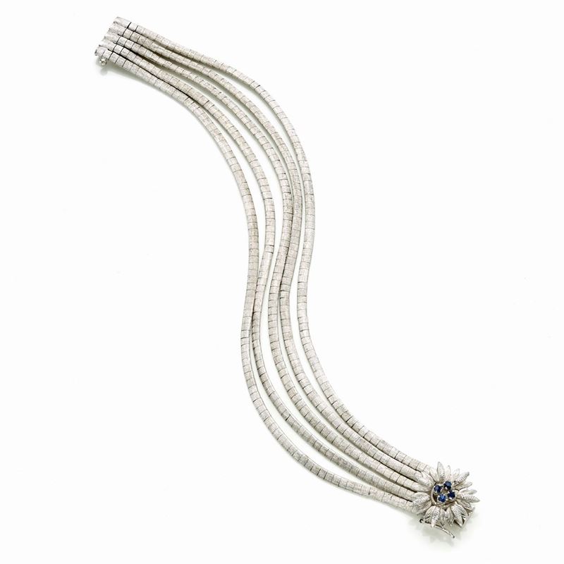 Bracciale in oro con zaffiri