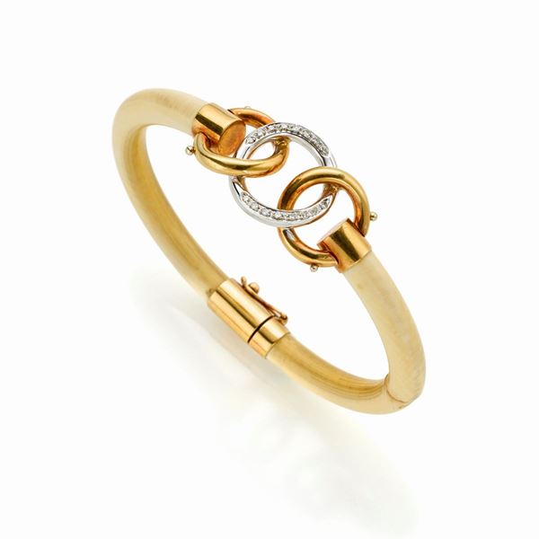 Bracciale in oro e diamanti