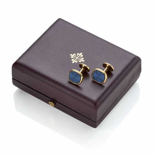 Patek Philippe : Patek Philippe gold cufflinks  - Auction GIOIELLI, OROLOGI E LUXURY GOODS - Faraone Casa d'Aste