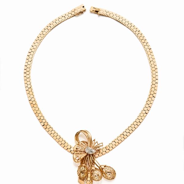 Collana in oro rosa