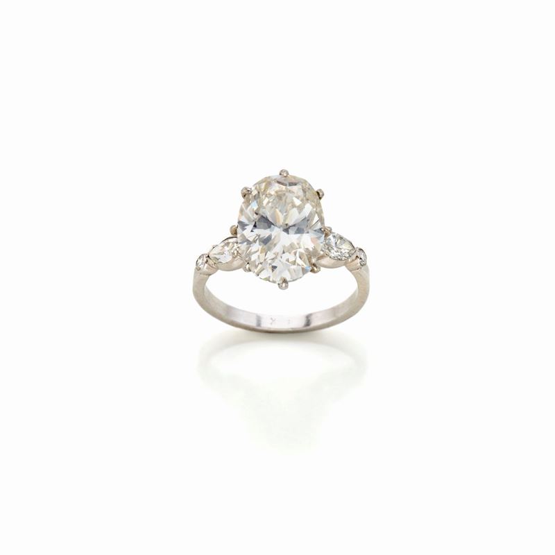 Anello in Platino e Diamanti