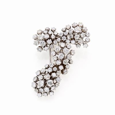 Spilla in Oro e Diamanti