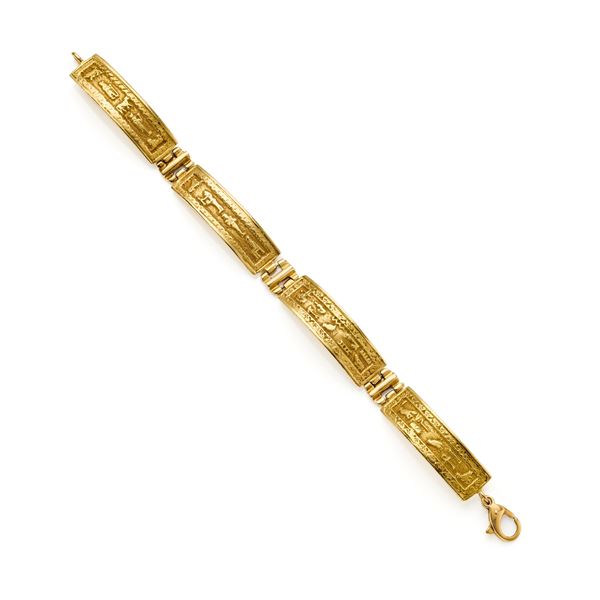 Gold bracelet   - Auction GIOIELLI OROLOGI E LUXURY GOODS - Faraone Casa d'Aste