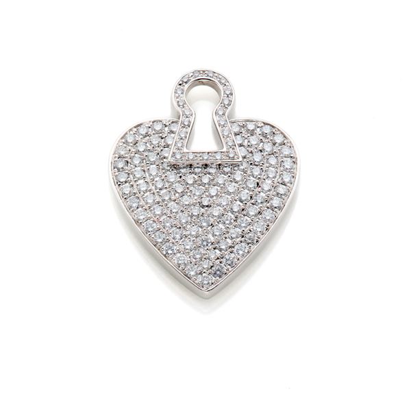Charm Faraone in oro con diamanti 
