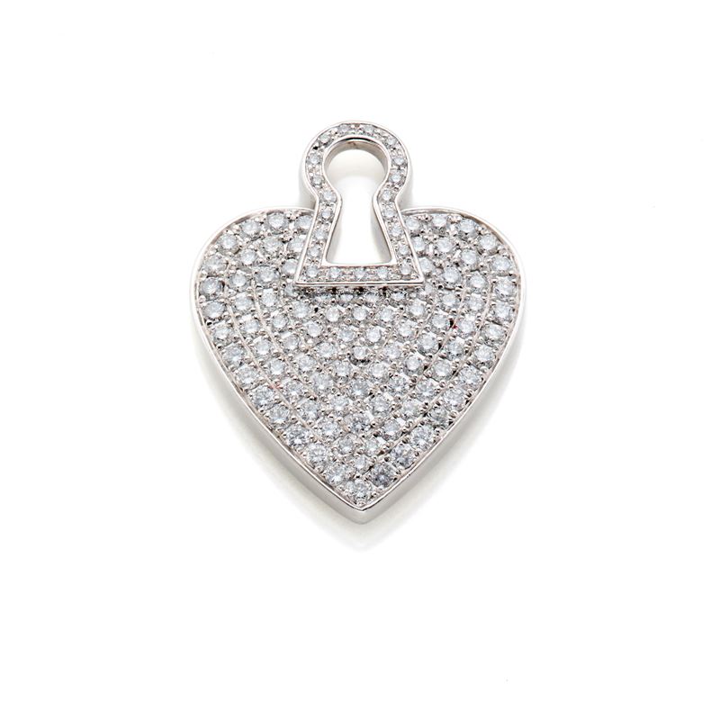 Charm Faraone in oro con diamanti