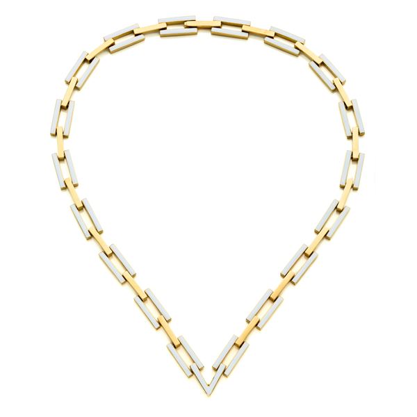 Webb gold and enamel necklace  - Auction GIOIELLI, OROLOGI E LUXURY GOODS - Faraone Casa d'Aste