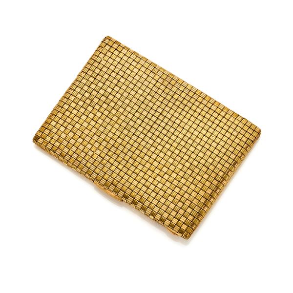 Gold cigarette case