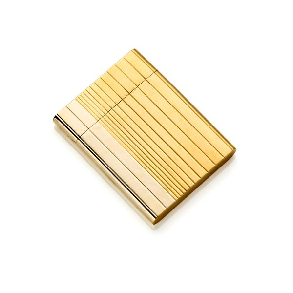 Calderoni gold cigarette case