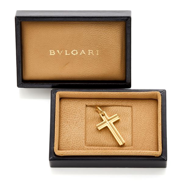 Bulgari : Croce Bulgari in oro   - Asta GIOIELLI, OROLOGI E LUXURY GOODS - Faraone Casa d'Aste