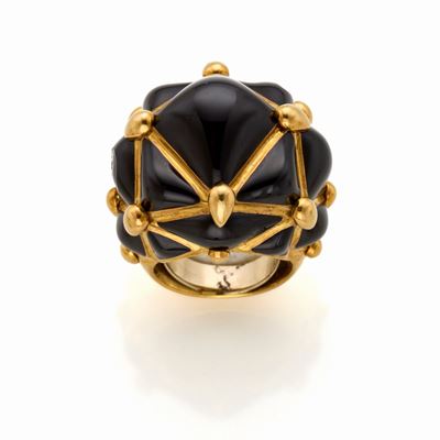 Anello Webb in Oro e Smalto