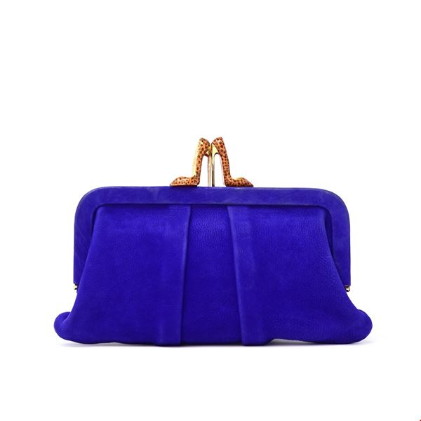 Pochette Louboutin viola