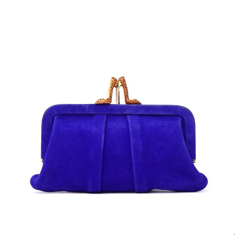 Pochette Louboutin viola
