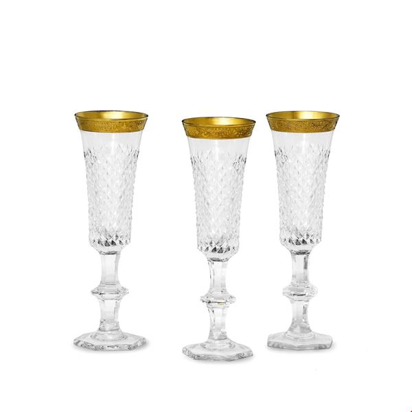 Dodici flûtes  - Asta GIOIELLI, OROLOGI E LUXURY GOODS - Faraone Casa d'Aste