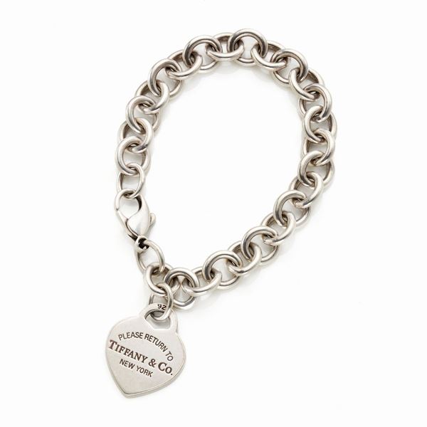 Tiffany - Bracciale con pendente Tiffany & Co