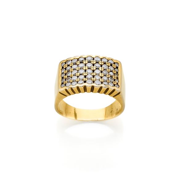Anello in oro e diamanti