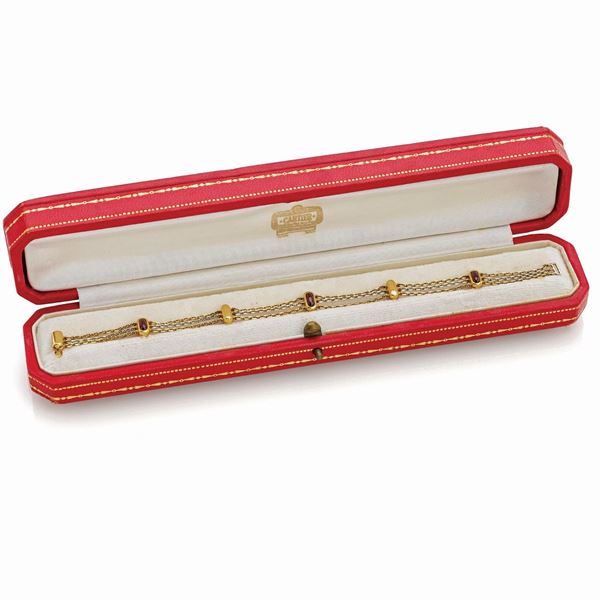 Cartier : Bracciale firmato Cartier   - Asta Gioielli e orologi del XX secolo - Faraone Casa d'Aste